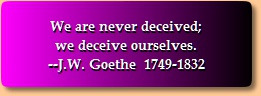 J. W. Goethe quotation