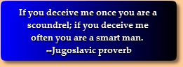 Jugoslavic Proverb